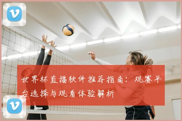 世界杯直播软件推荐指南:观赛平台选择与观看体验解析
